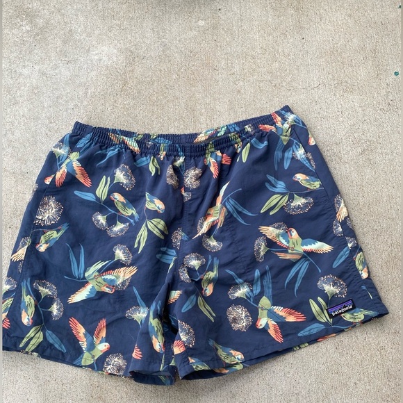 Patagonia Men’s Size XL Swim Trunks in Parrots Stone Blue - Picture 3 of 3
